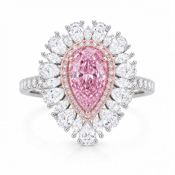GIA Certified Natural Pink Diamond Ring ID:20