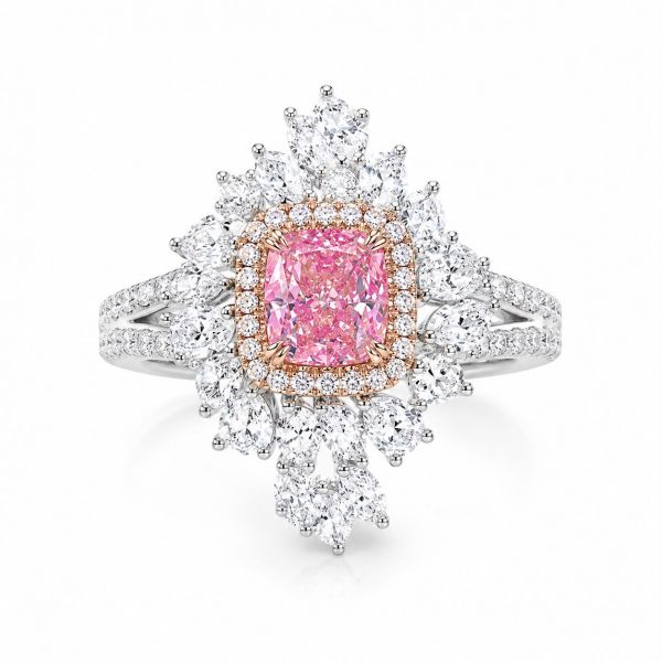 GIA Certified Natural Pink Diamond ring ID:18
