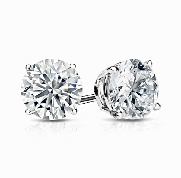 2-2 ct Cvd Diamond Earrings ID:25