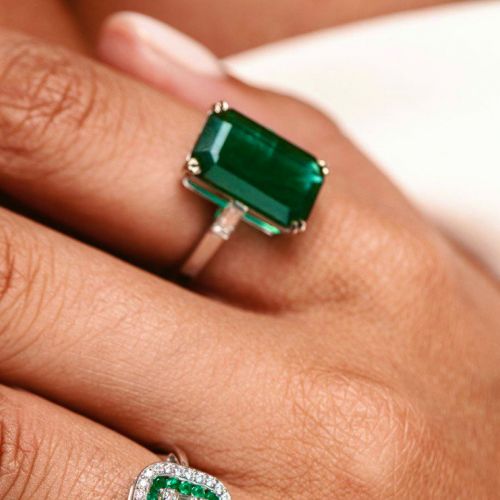 Ring " Zambian legend" with natural emerald REF:154 ID:3500