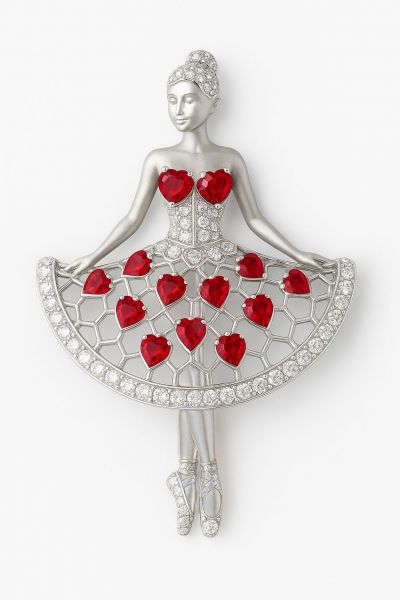 one-of-a-kind creation Exclusive Design Brooch