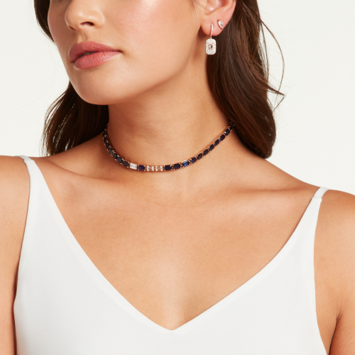 DIAMOND PAVE BAGUETTE DROP EARRINGS