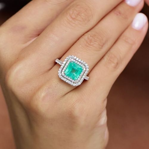 Ring " African magic" with natural emerald IGI certified REF:150  ID:4050