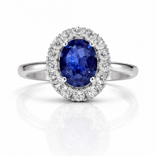 4 ct Natural Sapphire 14k Gold Ring ID:2200