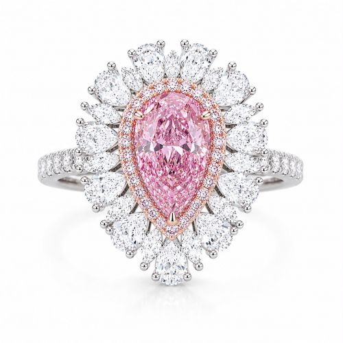 GIA Certified Natural Pink Diamond Ring ID:20